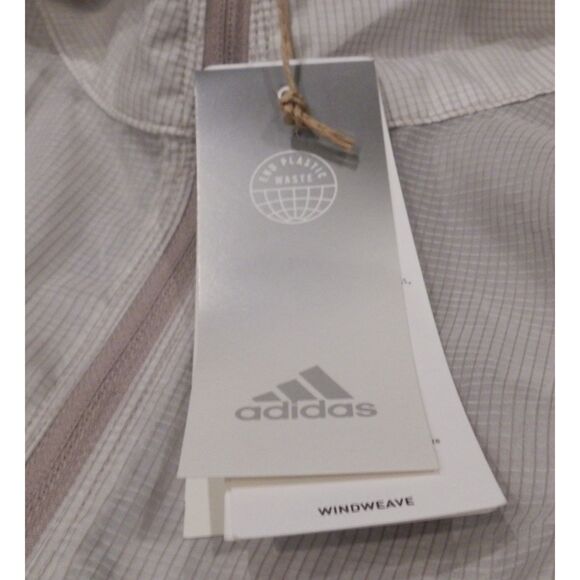 Adidas Windweave Running Carrera Grey Boa Jacket Romper Women's Size Small NWT - Picture 3 of 3